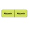 Nevs IV Drug Line Label - Albumin/Albumin 7/8" x 3" Flr Chart w/Black N-17496 - alternate 1
